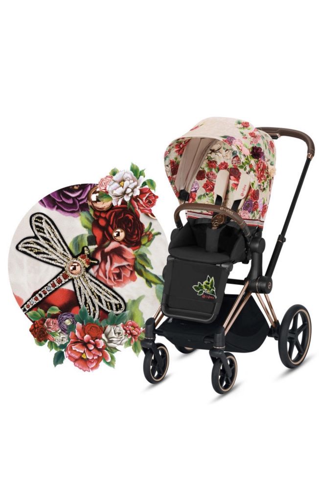 Коляска Cybex Priam IV  на раме Rose Gold
