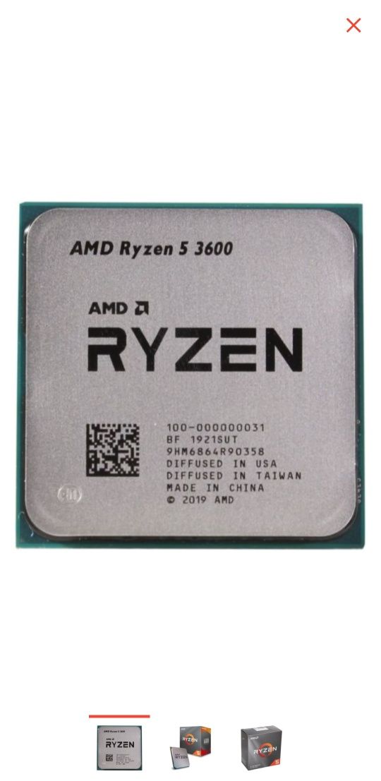 Процессор Ryzen 5 3600 и материнка Msi b450 ddr4 16gb
