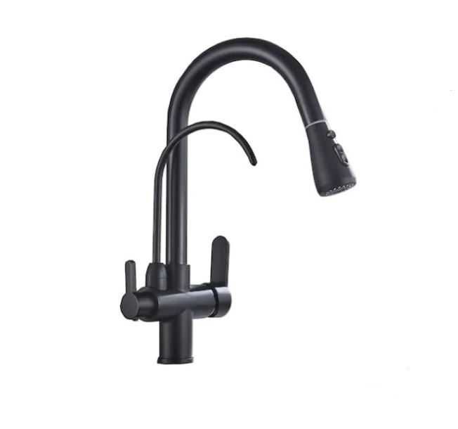 Baterie bucatarie neagra pentru filtru apa Factura/garantie