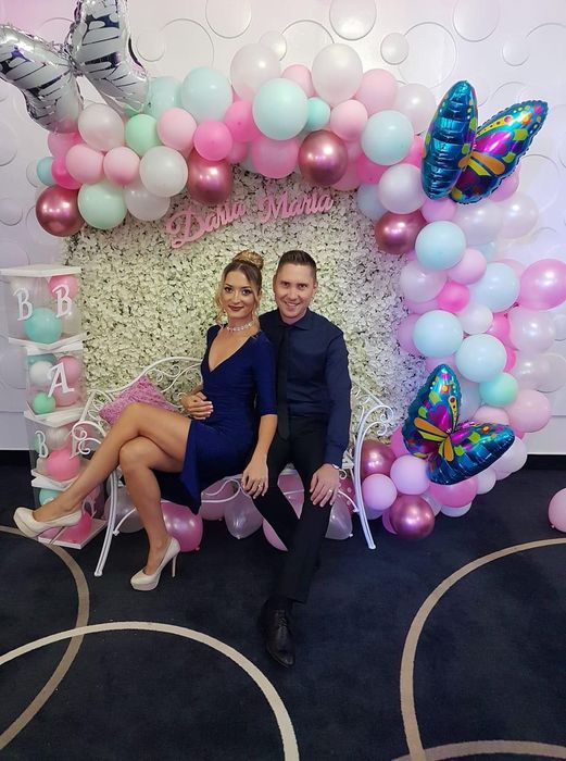 Rochie elegantă albastru electric