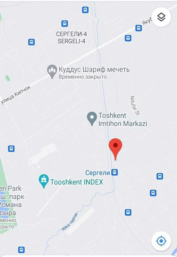 Yu  Дом на участке 7сотках, под застройку, ж/д станция Сергели