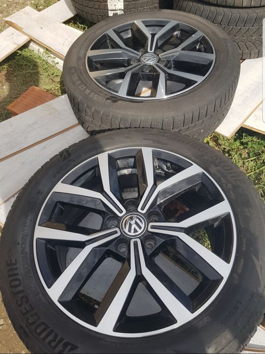 Jante 17 vw originale cu anvelope iarna