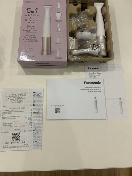 ТРИМЕР PANASONIC ES-WM31-P301! Нов, с гаранция!