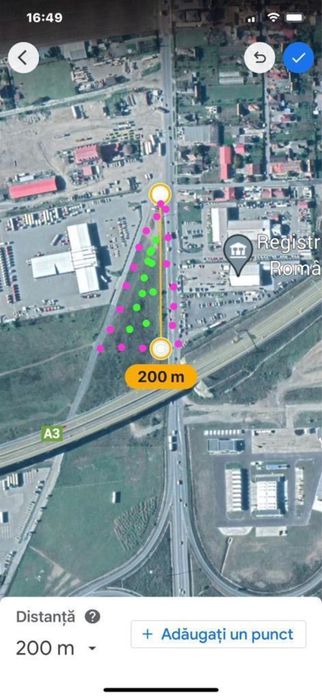 Vind teren intrare in Gilau vizavi de RAR linga Autostrada