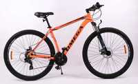 Bicicletă nouă, portocaliu-negru, Omega Rowan, 26"
