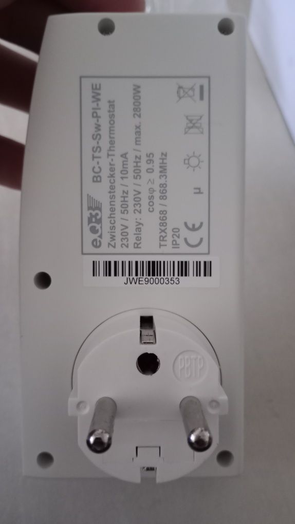 Vand prize plug adapter wireless termostat