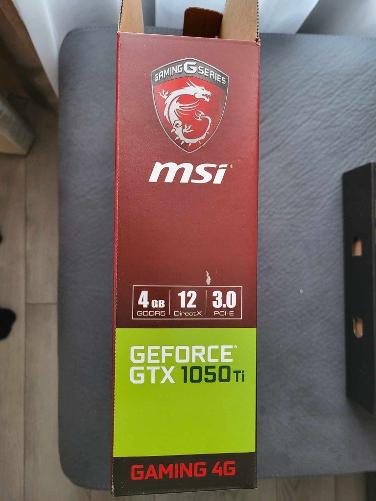 Видео карта GeForce GTX 1050 Ti 4GB - MSI