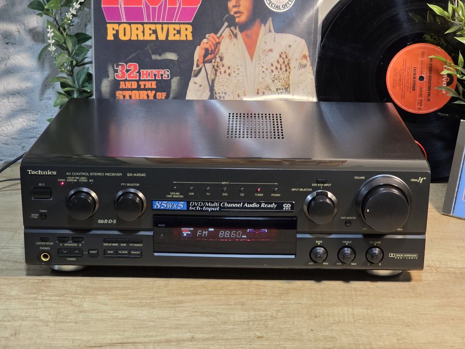 Receiver TECHNICS SA-AX540, 2.0 stereo, 5.1 surround, 5x85w