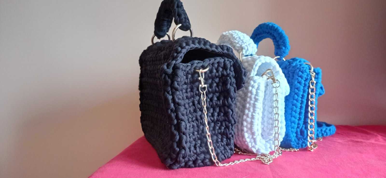 Дамска плетена чанта