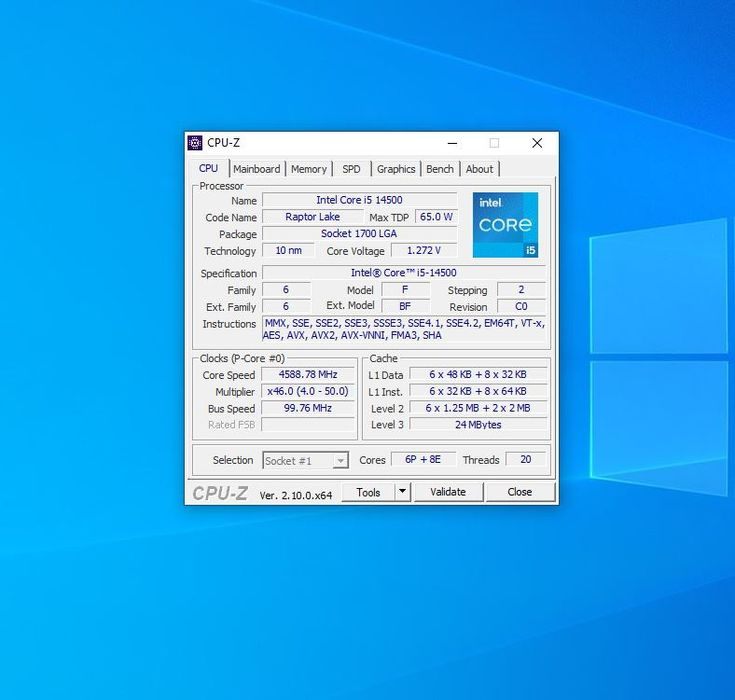 Procesor socket 1700 Intel Raptor Lake Refresh, Core i5 14500 2.6Ghz