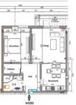 Se închiriază apt 2camere 54mp