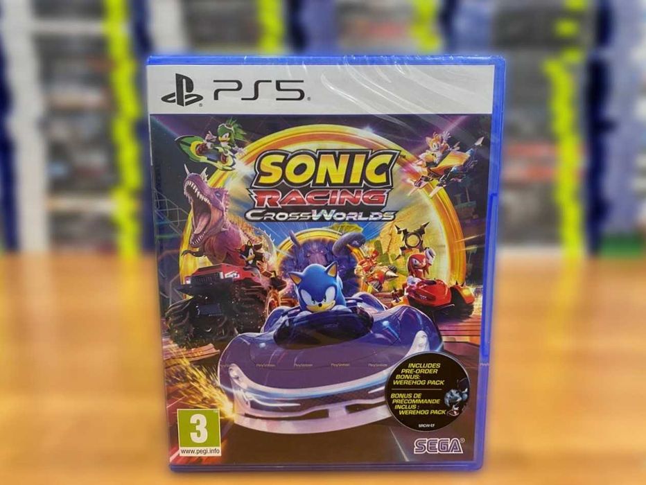 Новый Sonic Racing CrossWorlds PS5/ Соник Пс5 Много Игр