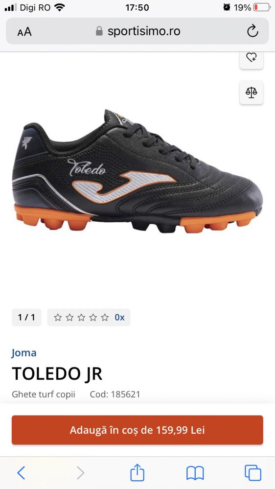 Pantofi fotbal copii
