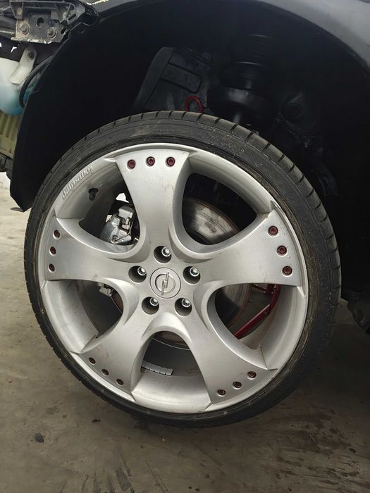 Jante IRMSCHER 8x18 5x110 ET38 Opel cu Goodyear Eagle F1 215/35R18 NOI