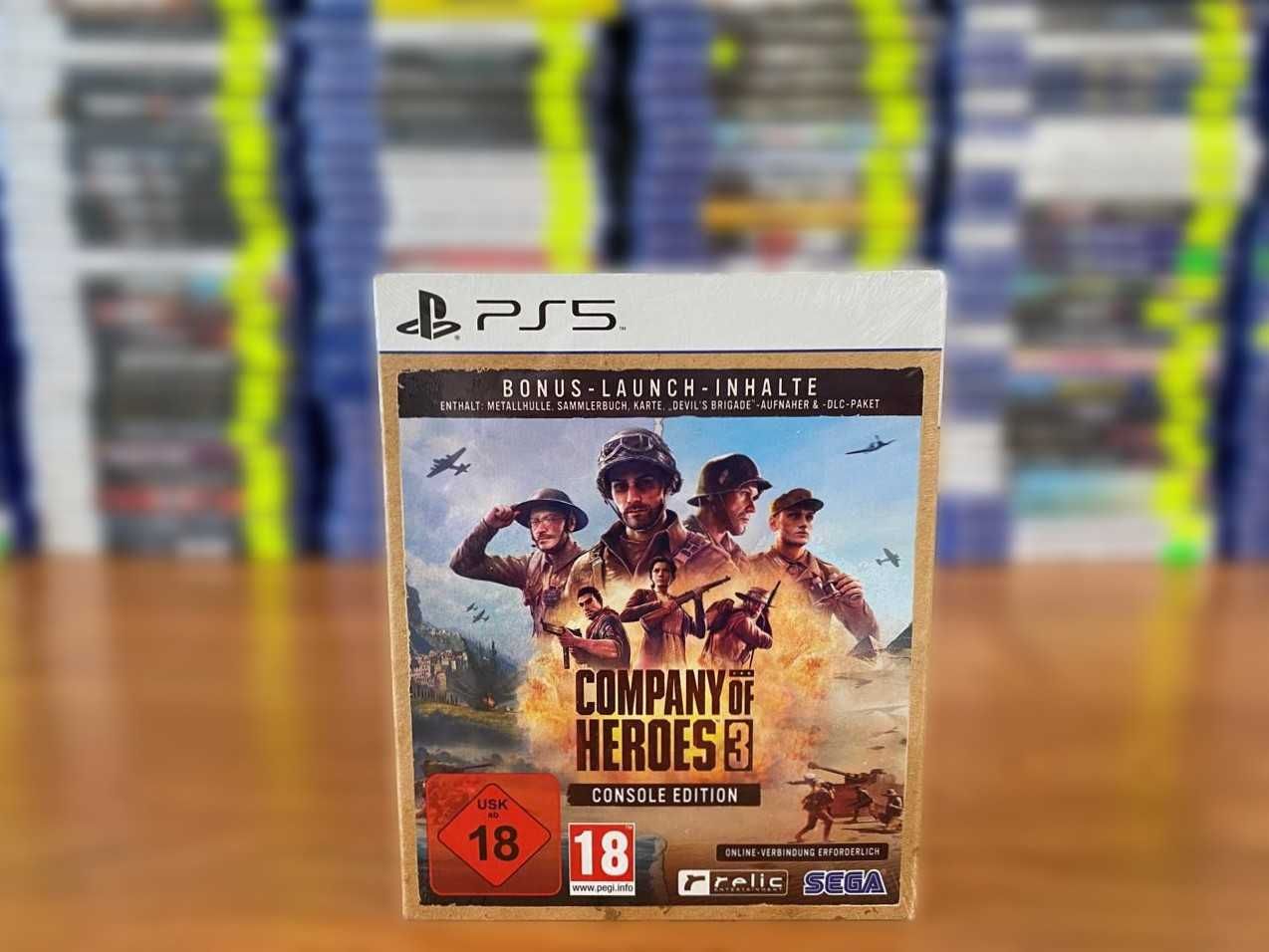 Новый Company of Heroes 3: Console Launch Edition SteelBook PS5