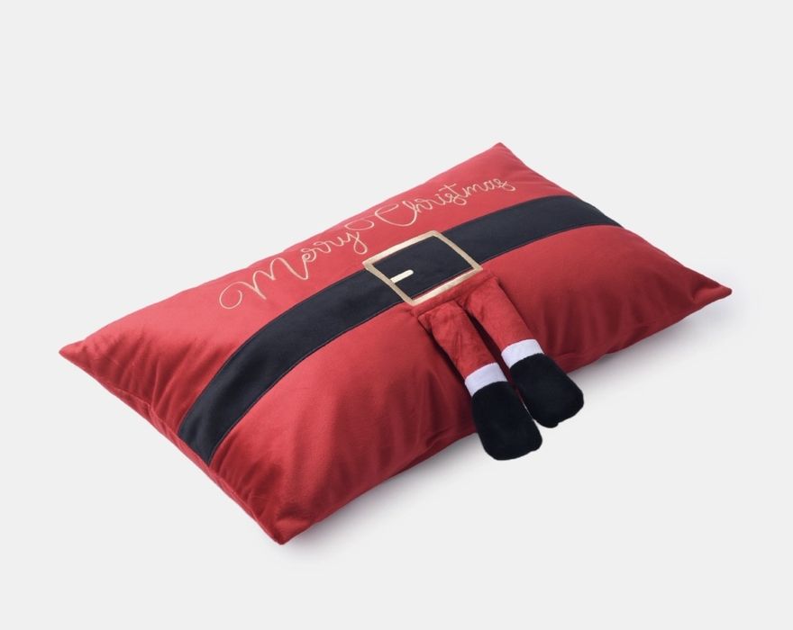 Красива коледна възглавница