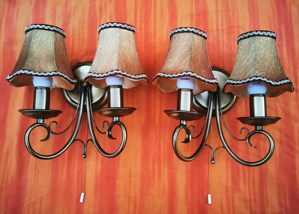 lampa lustra cu abajur veioza set aplica vintage cu intrerupator