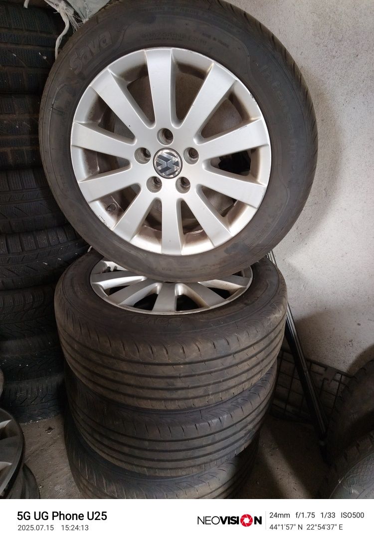 Комплект гуми и джанти 5х112r16