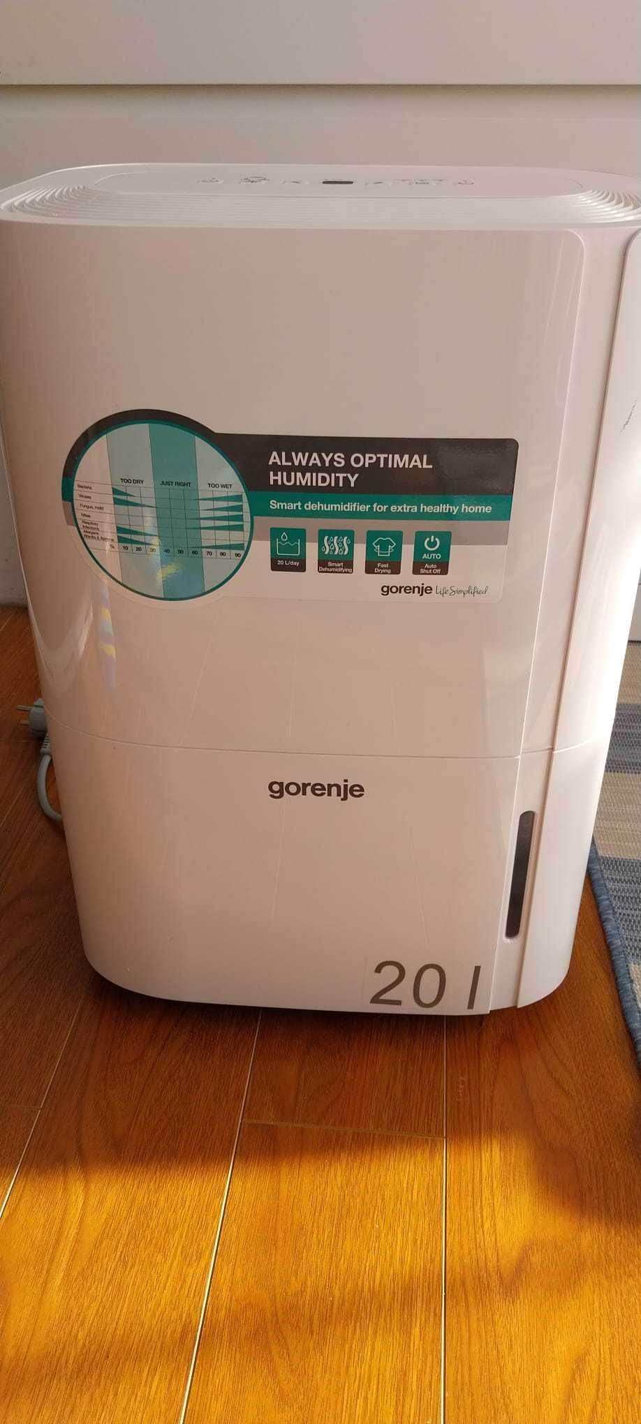 Dezumidificator aer GORENJE D20M, 20l/zi, 440W, alb