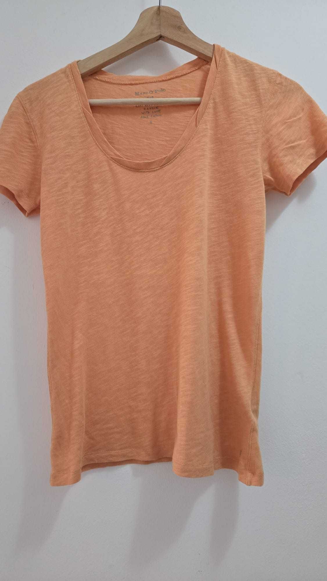 Set - Maieu More & More, kaki și Tricou Marc O'Polo, portocaliu