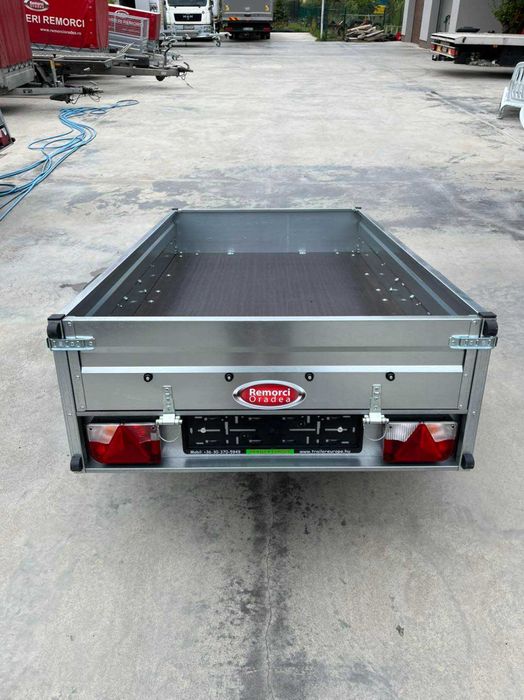 Remorca auto 200x108x27 mono ax 750 kg cu obloane