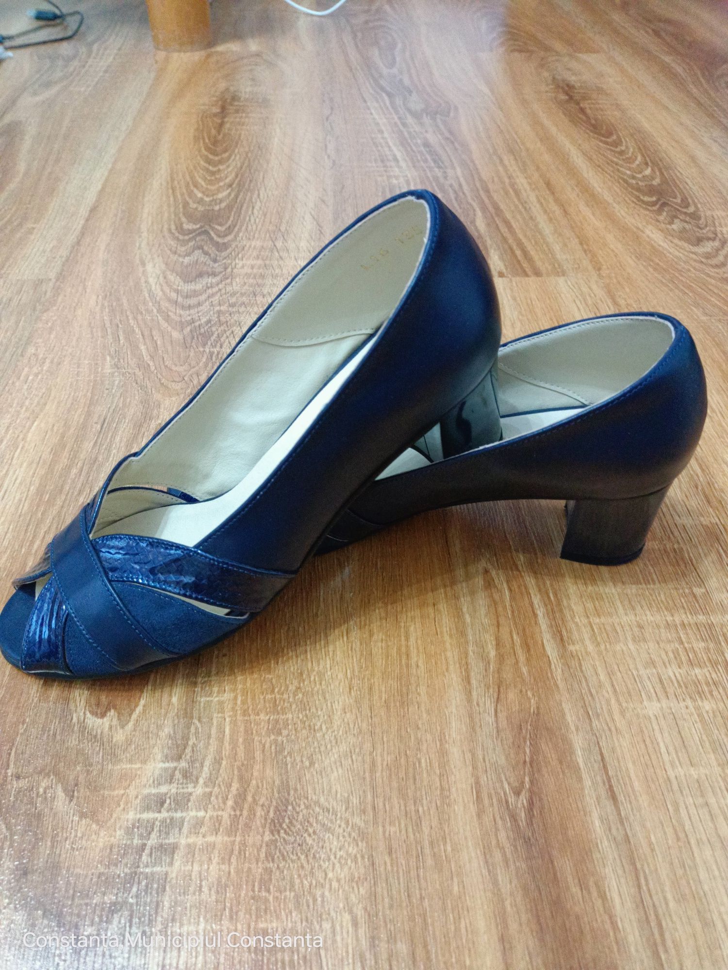 Pantofi piele damă.