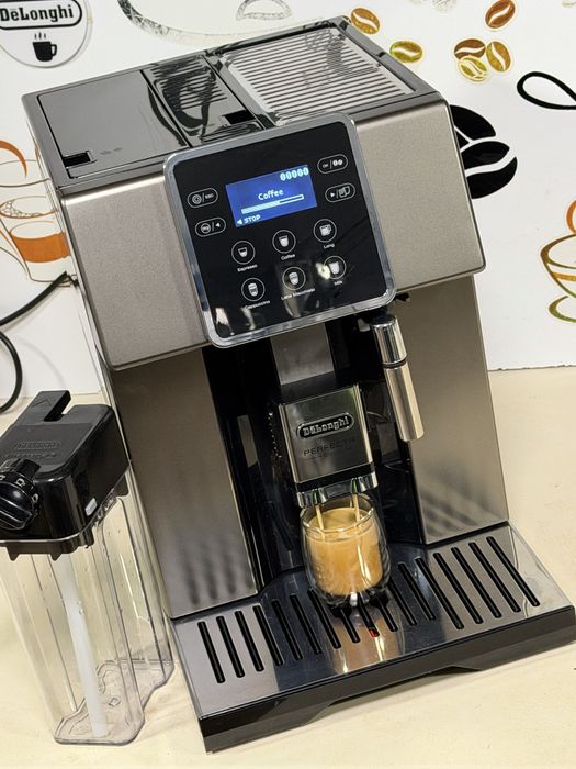 Кафемашина кафе автомат delonghi perfecta evo с гаранция