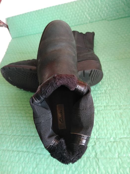 Cizme din piele imblanite