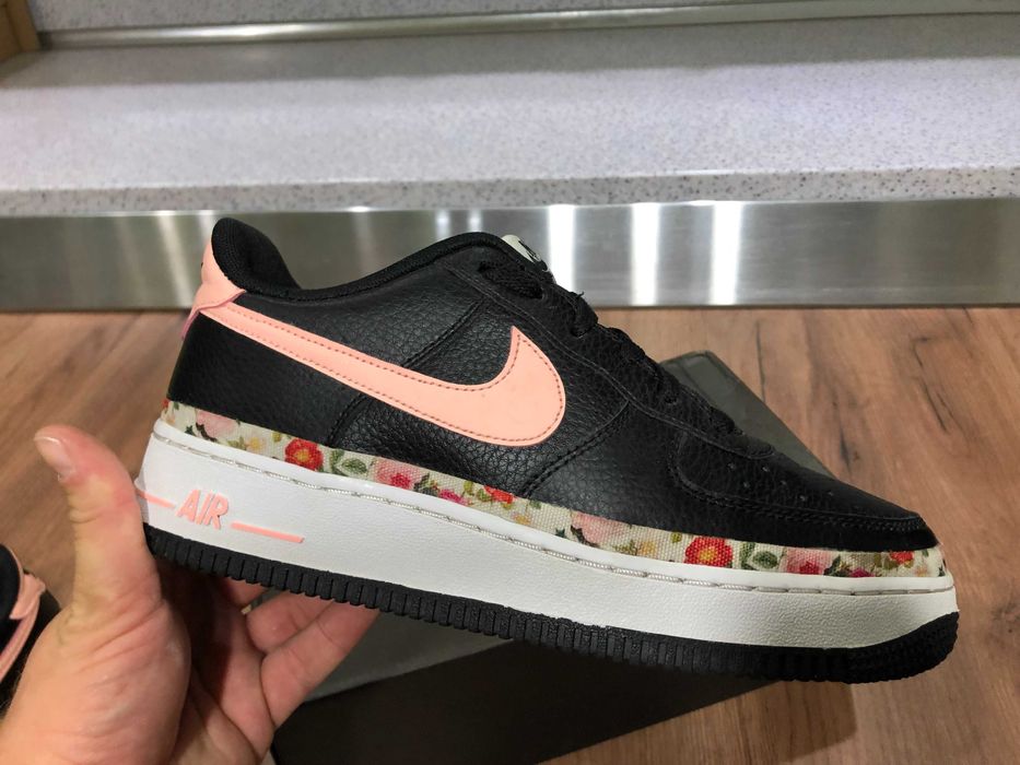 ОРИГИНАЛНИ *** Air Force 1 Vf Black/Pink Tint/White