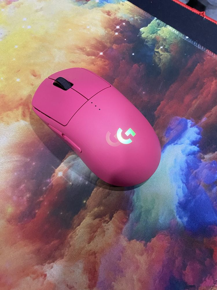Мышь Logitech G Pro 2 Lightspeed розовая