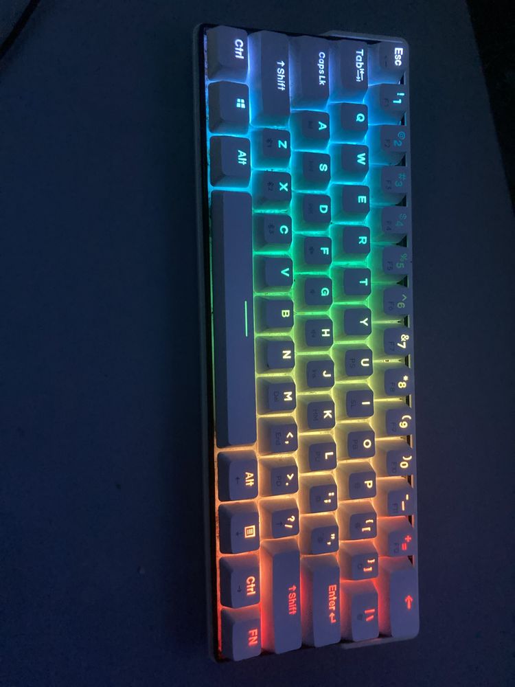 [SALE] Kemove Snowfox Dk61Gaming Keyboard Гейминг Клавиатура 60% White