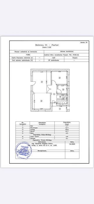 Casa eficienta energetic in Tunari