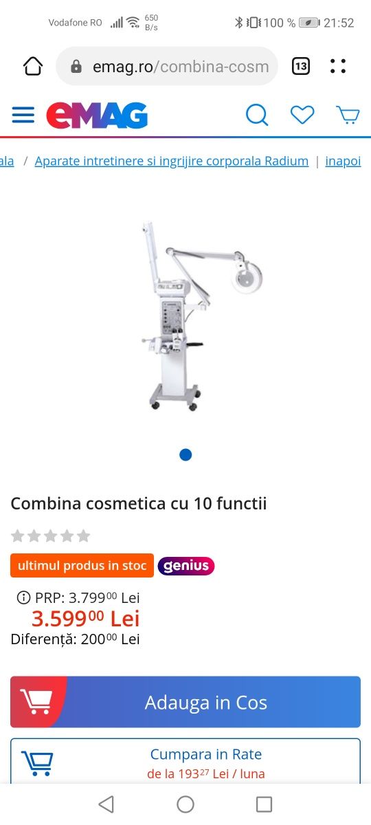 Combina cosmetica Radium F-8800D