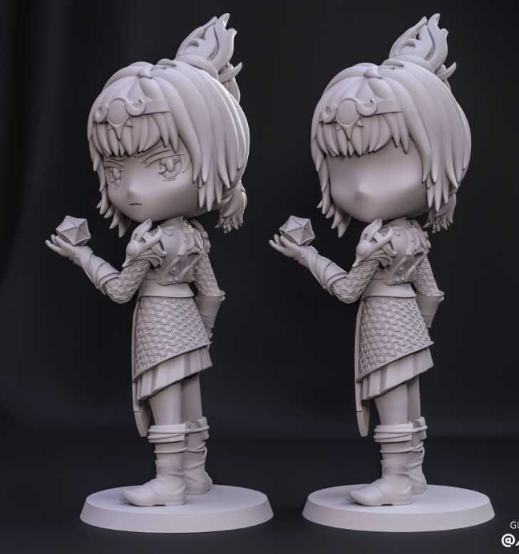 Figurine Chibi (Funko) - Personaje Baldur's Gate 3 Printate 3D