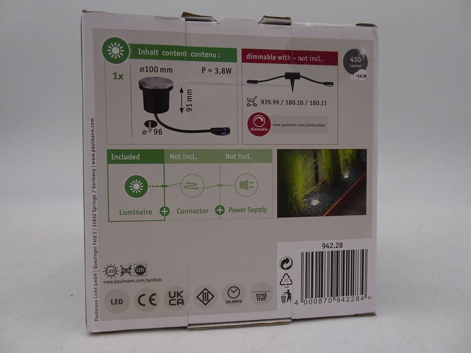 Paulmann 94228 Plug & Shine LED Corp de iluminat exterior încastrat