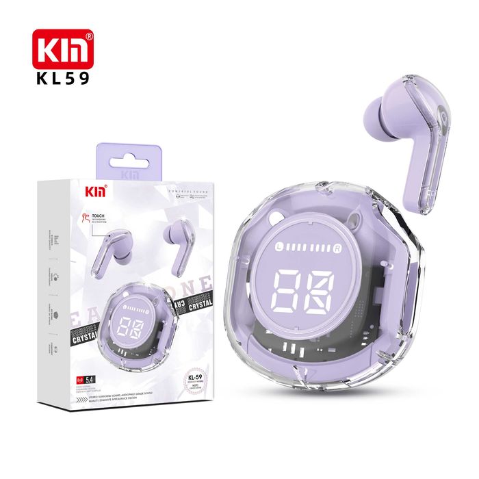 KIN KL59 — zamonaviy Bluetooth 5.4, sport dizaynli TWS quloqchinlar.