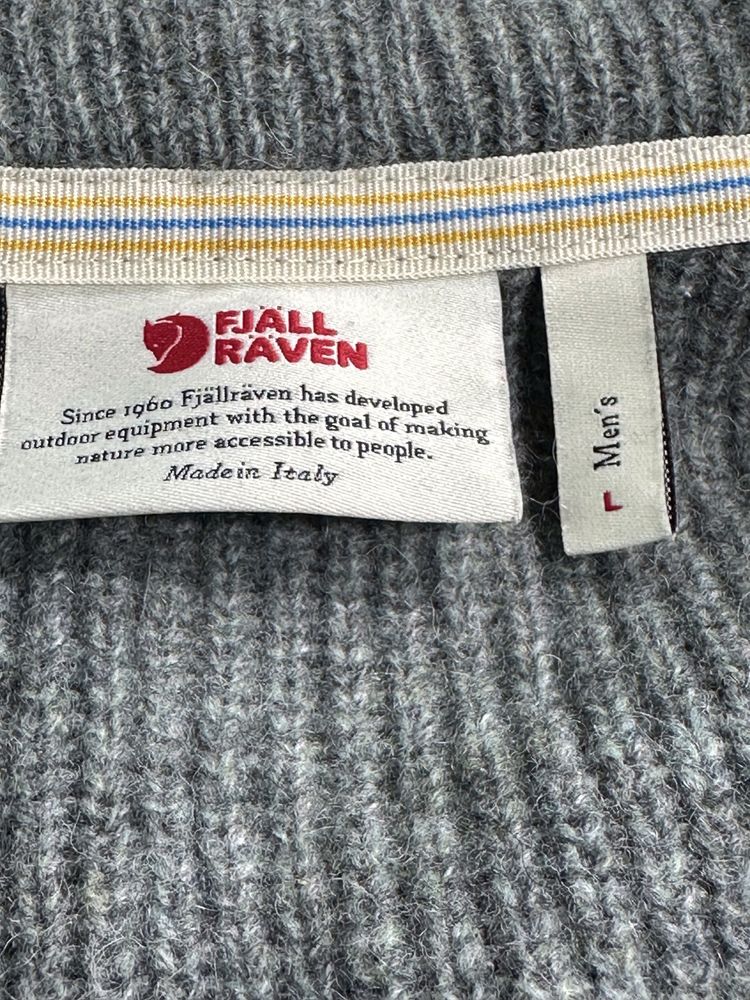 Fjallraven Greenland Re-Wool Sweater вълнен мъжки пуловер, размер L