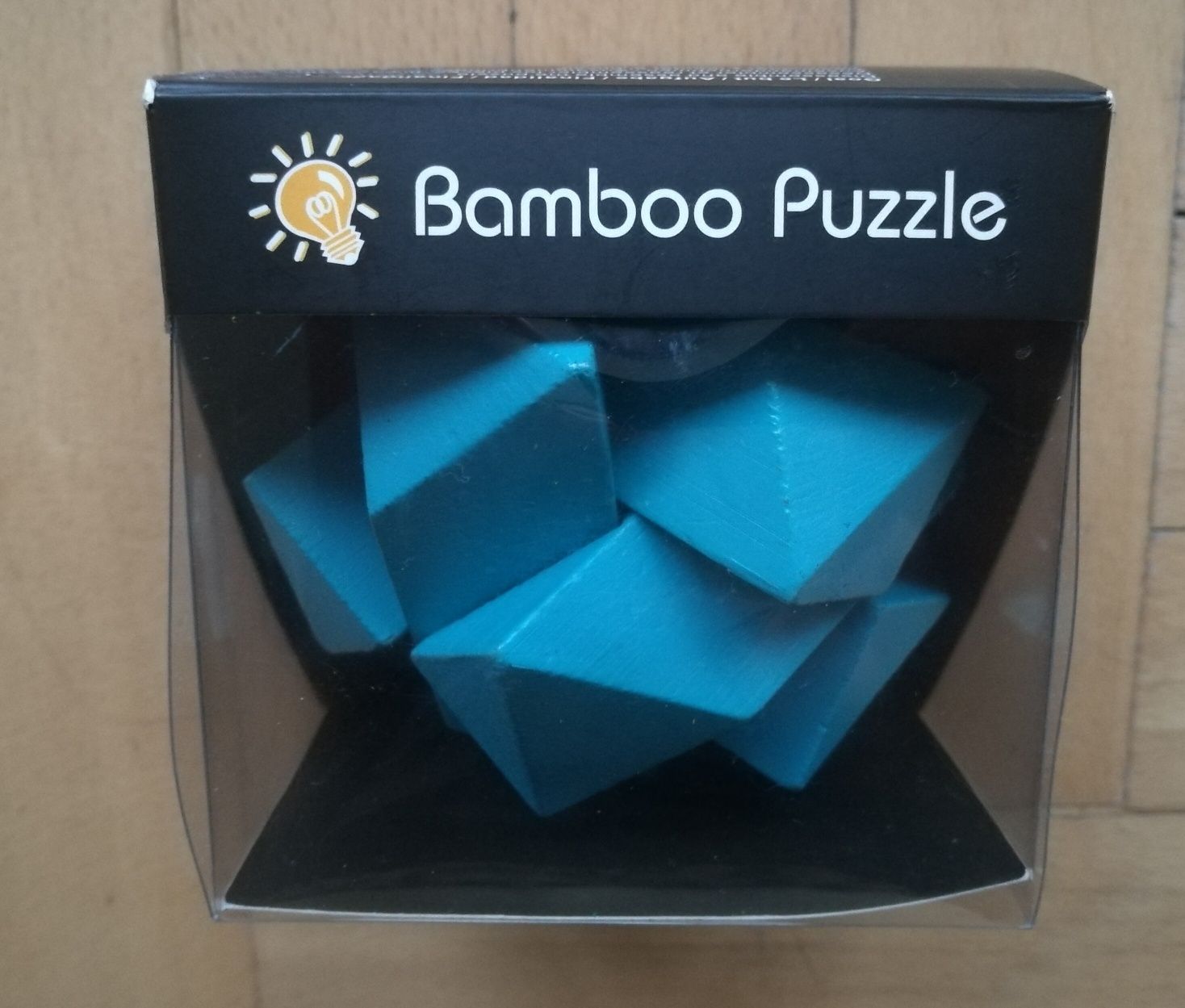 Бамбуков 3D пъзел Angular Knot