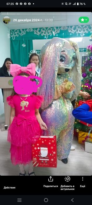 Сдаётся в аренду или продается платье Барби осень красивое на девочку