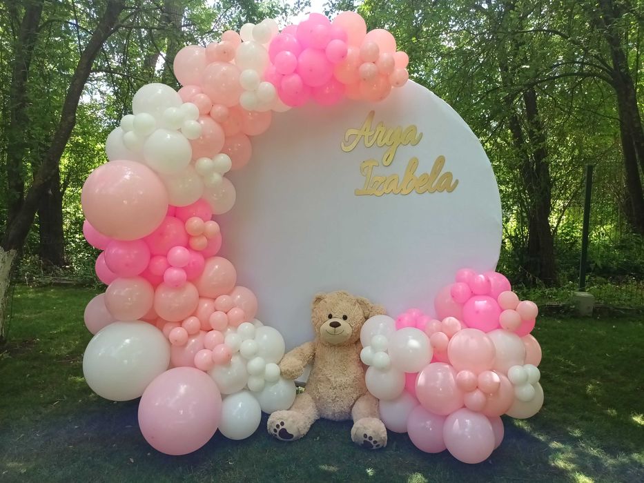 Arcada de baloane Aranjamente botez Photocorner Decor evenimente