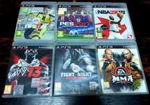 Fifa 17/PES 17/NBA 18/W2k13/ Fight Night/MMA PlayStation 3/Ps 3