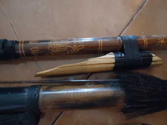 тръба със стрели ,сабаркан, лък със стрели