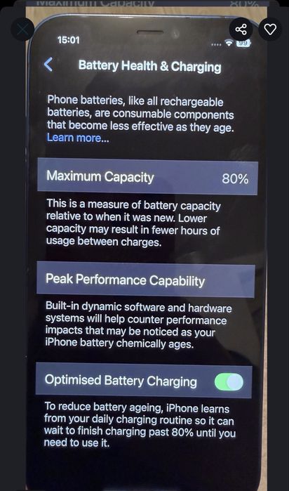 Iphone 12 64 GB utilizat