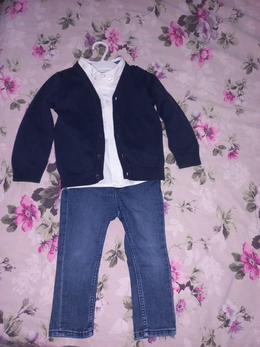 Set camasa,blugi si plover