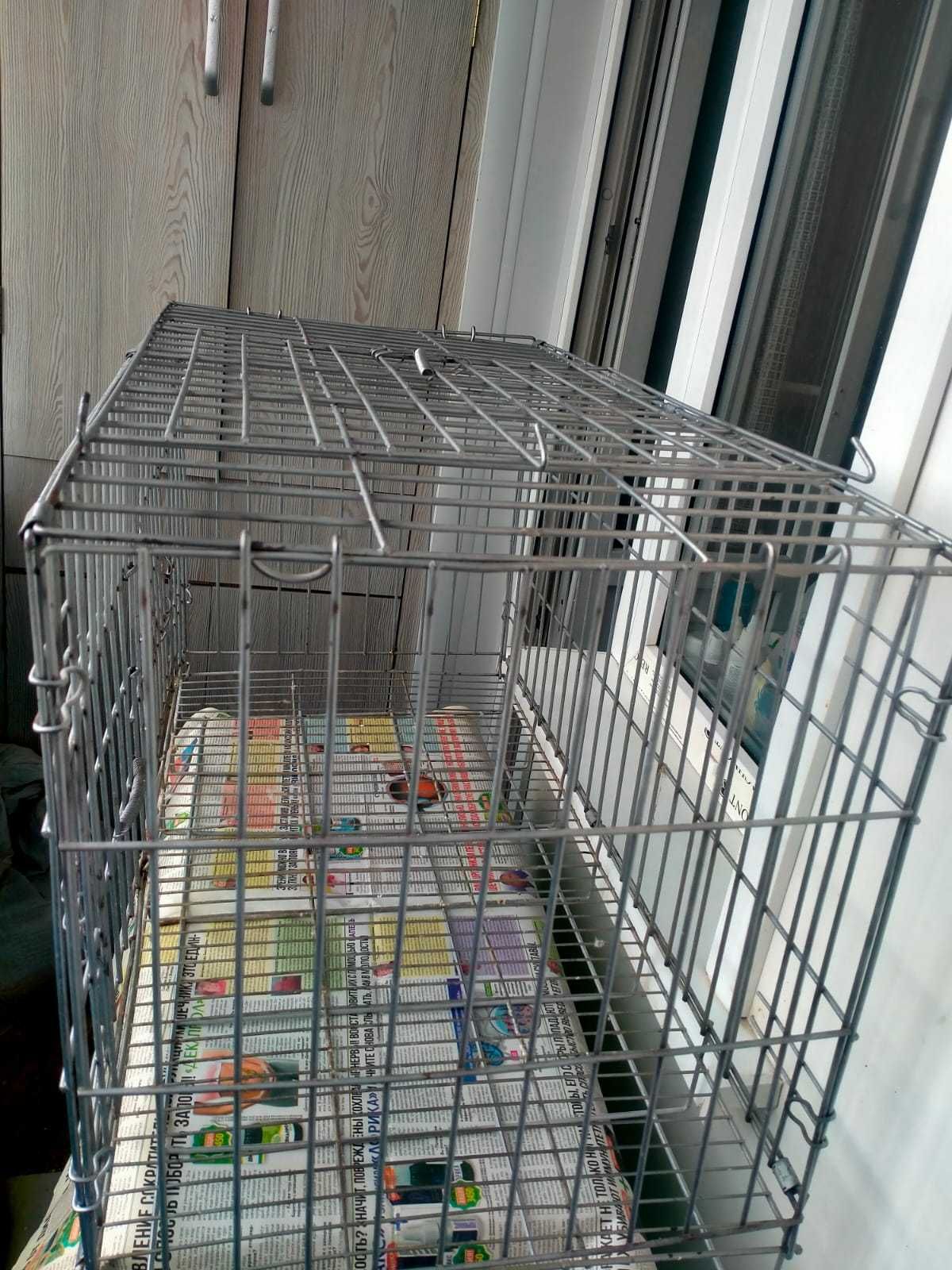 Продам металлическую клетку для птиц, животных
