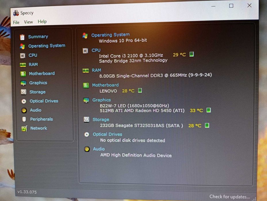 PC Low Gaming I3 2100