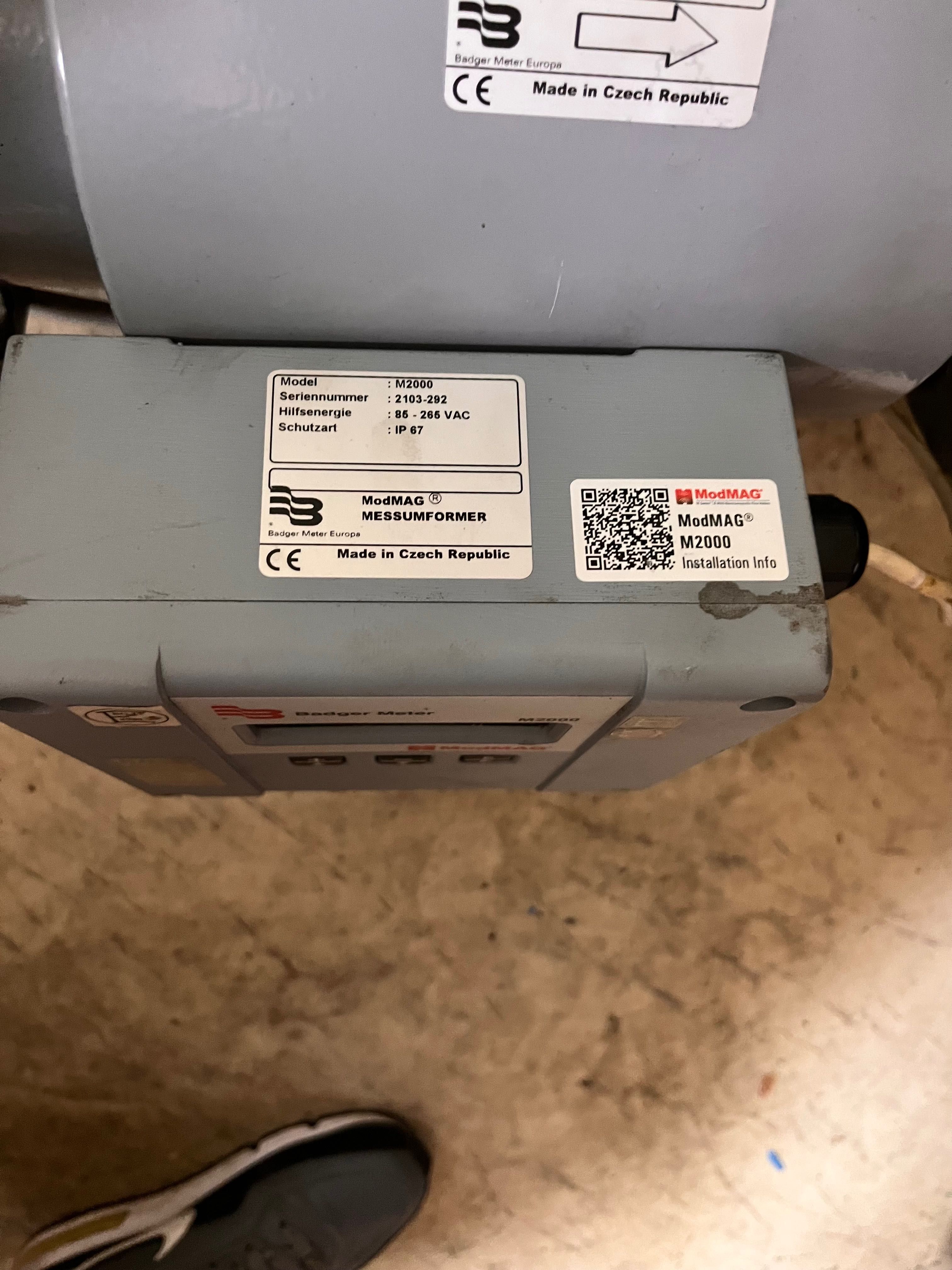 Електромагнитен дебитомер Badger Meter ModMAG M2000-DN150