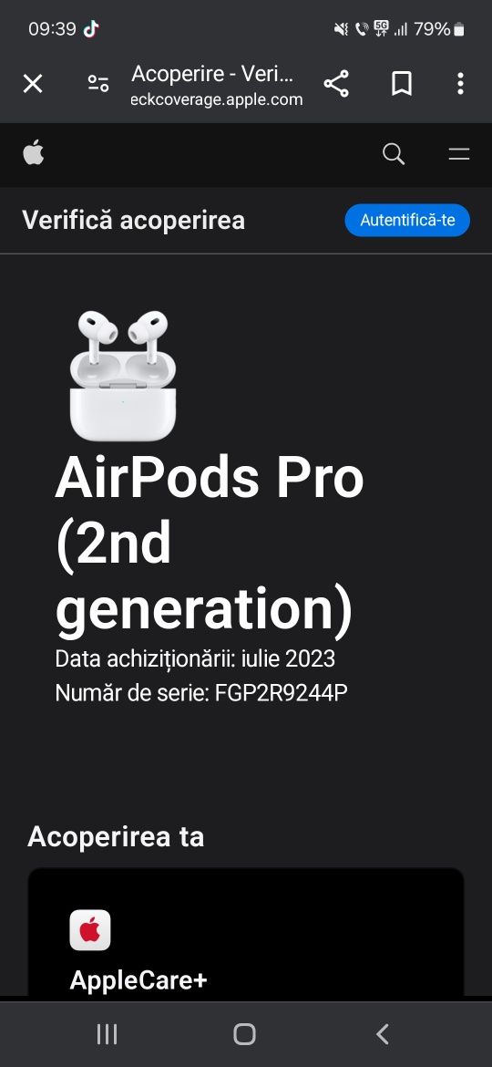 Casti Apple Airpods pro 2