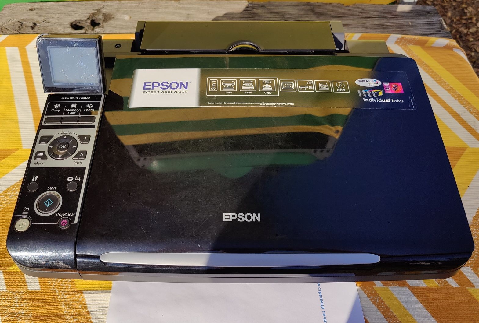 Струйный принтер МФУ Epson Stylus TX400