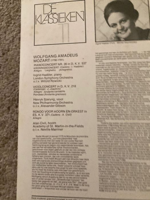20 de viniluri muzică clasică